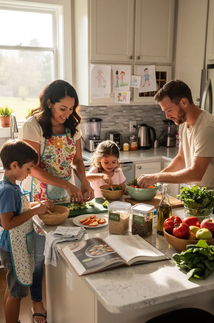 Team brainstorming ideas for collaborative innovation.