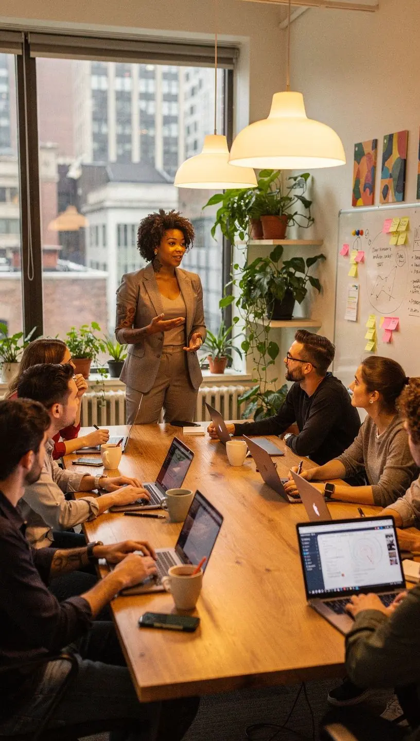 Mindfulness enhancing productivity in modern workspaces.