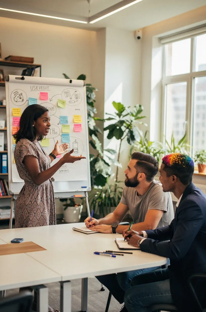 Professional team collaboration